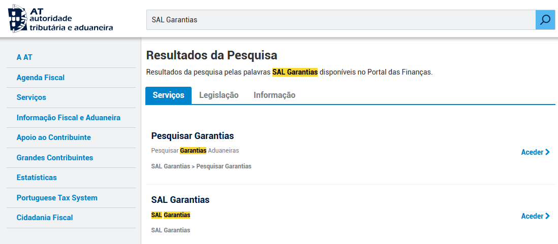 Imagem dos resultados da pesquisa por "SAL Garantias"