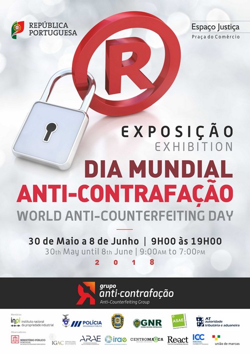 Cartaz Exposição Dia Mundial Anti-Contrafeção
